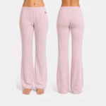 Damenhose aus 100 % Wolle mit Spitzenabschluss – Bild 2